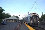 NJT Train # 6437 arrives into Millington Station with a surprise on the rear